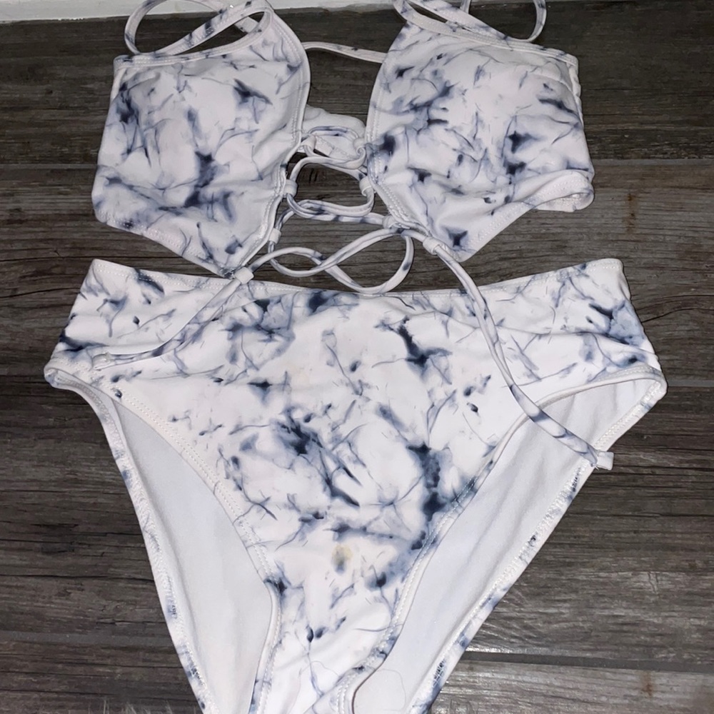 marble shein swim suit women